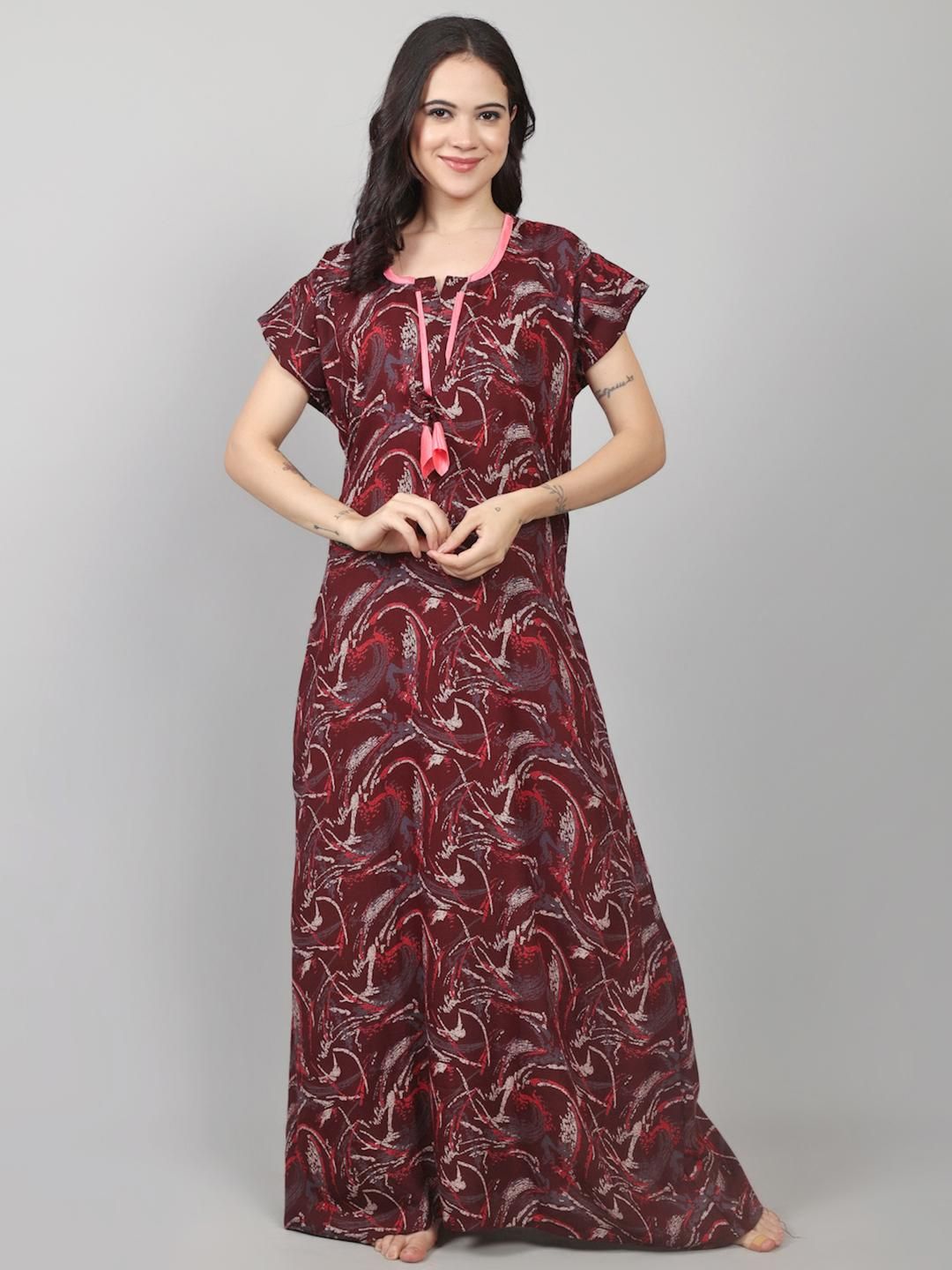 Be You Printed Maxi Nightdress