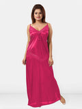 Be You Women Self Design Shoulder Strap Nightdress