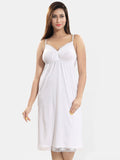 Be You Women Shoulder Straps Lace Pure Cotton Nightdress
