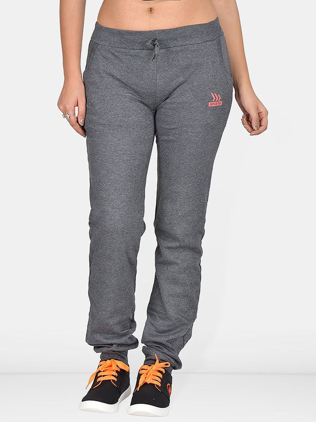 Be You Women Cotton Mid-Rise Relaxed-Fit Track Pants