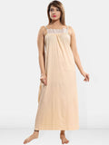 Be You Lace Cotton Maxi Nightdress