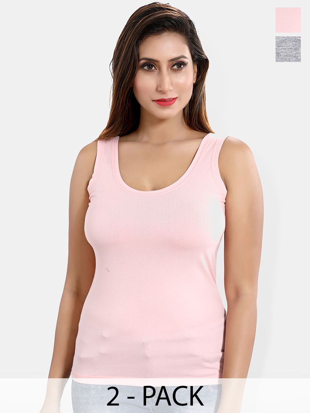 Be You Pack of 2 Cotton Tank Top