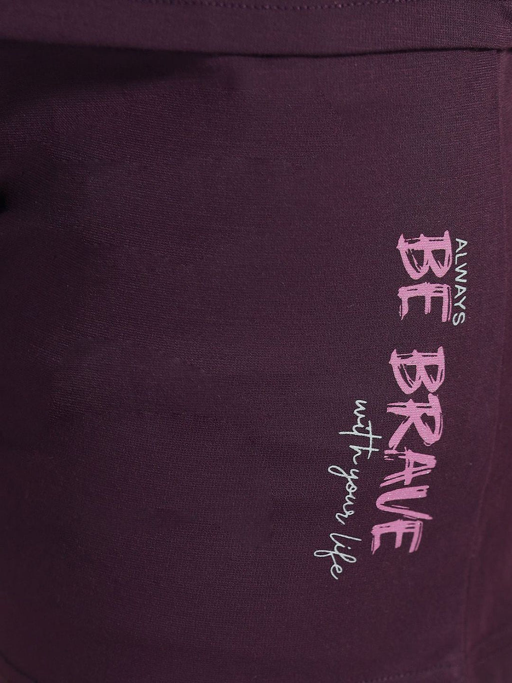 Women Typography Printed T-shirt Shorts Night suit